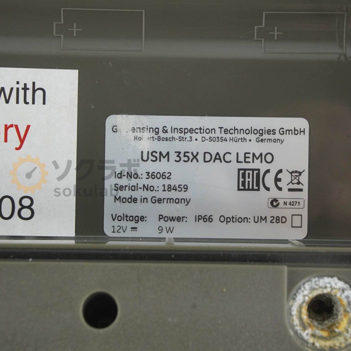GE Krautkramer USM 35X DAC Ultrasonic Flaw Detector [g1238798682]