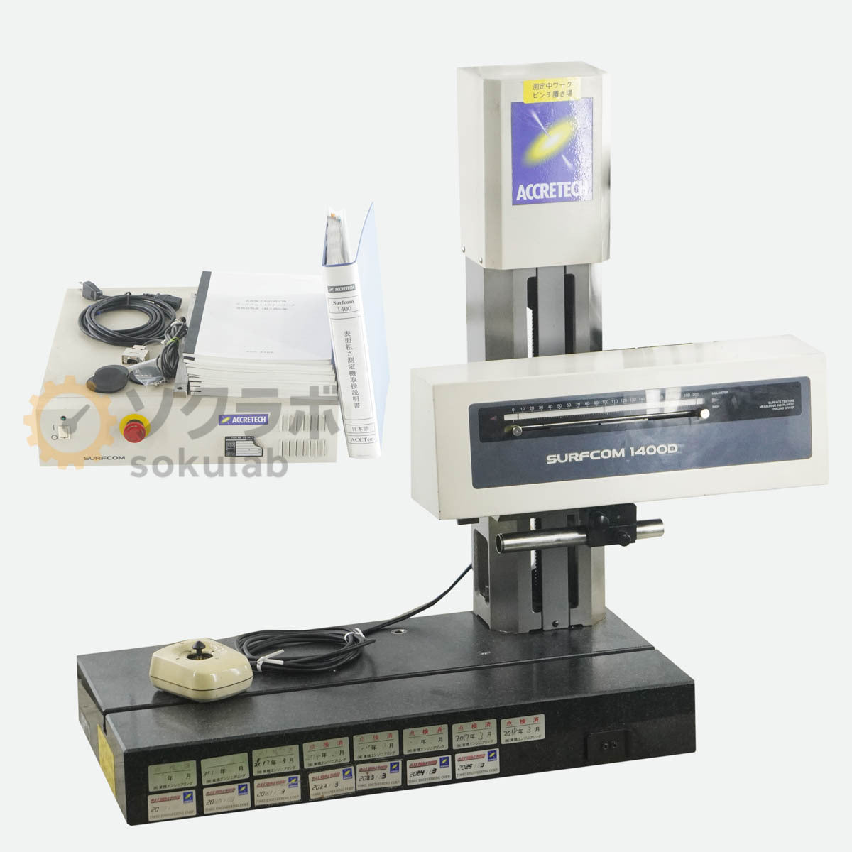 TOKYO SEIMITSU SURFCOM 1400D Surface Roughness Tester with Power Cord and Manual [t1238905424]
