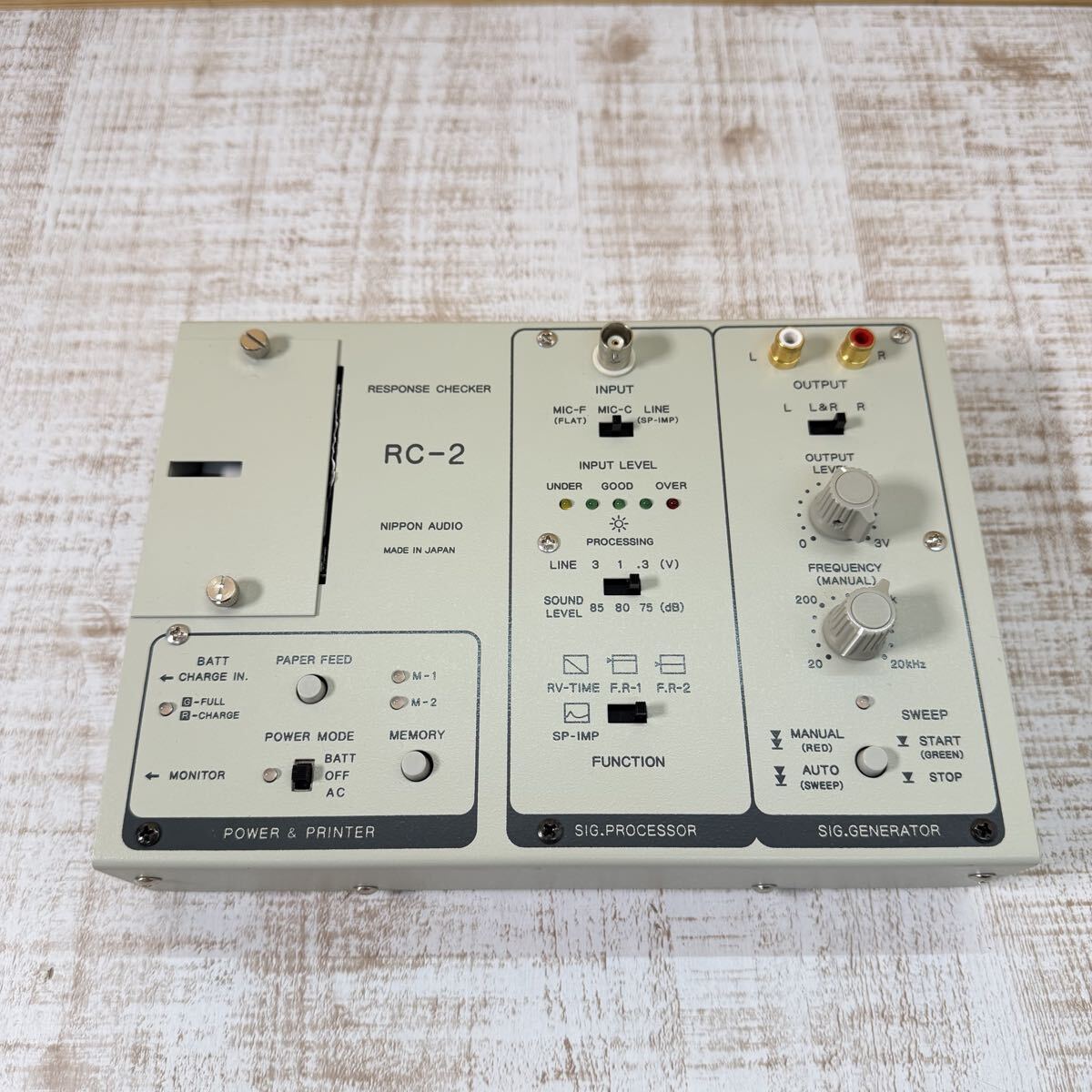 Audio Response Checker RC-2 Measuring Instrument [k1239158378]