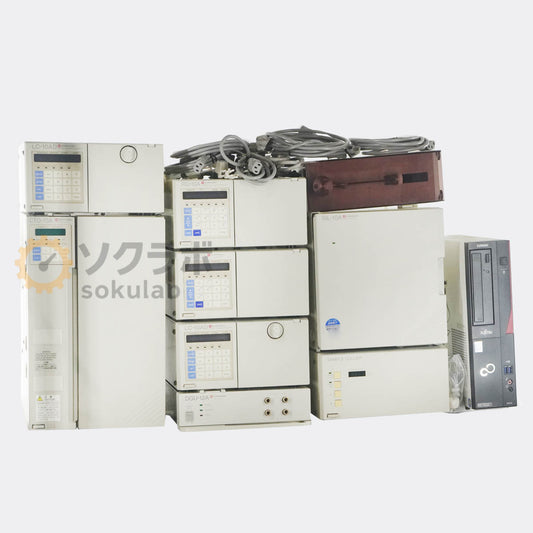 Shimadzu HPLC System LC-10AD CTO-10A RID-10A SPD-10A SIL-10A DGU-12A [o1239190955]