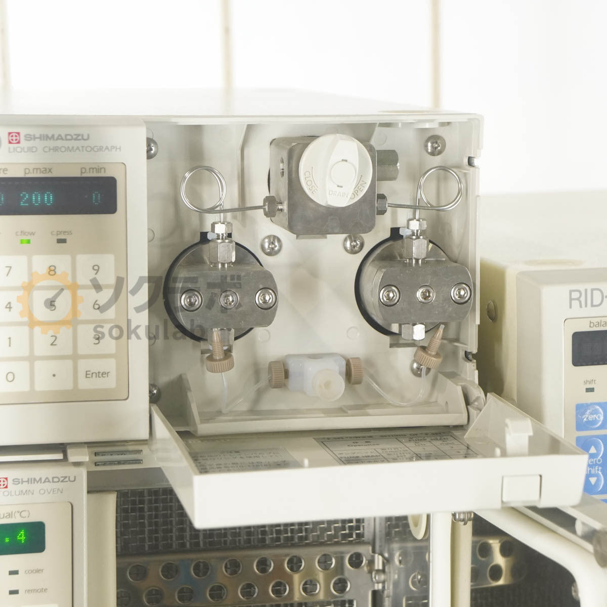 Shimadzu HPLC System LC-10AD CTO-10A RID-10A SPD-10A SIL-10A DGU-12A [o1239190955]