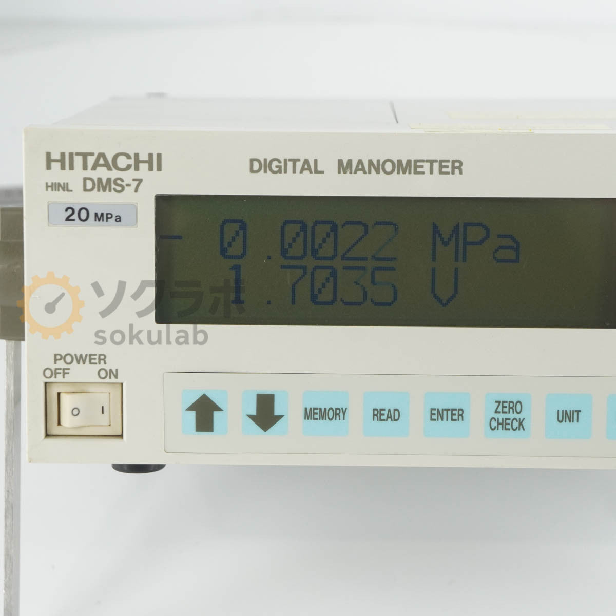 Hitachi DMS-7-20M Digital Manometer [h1239174087]