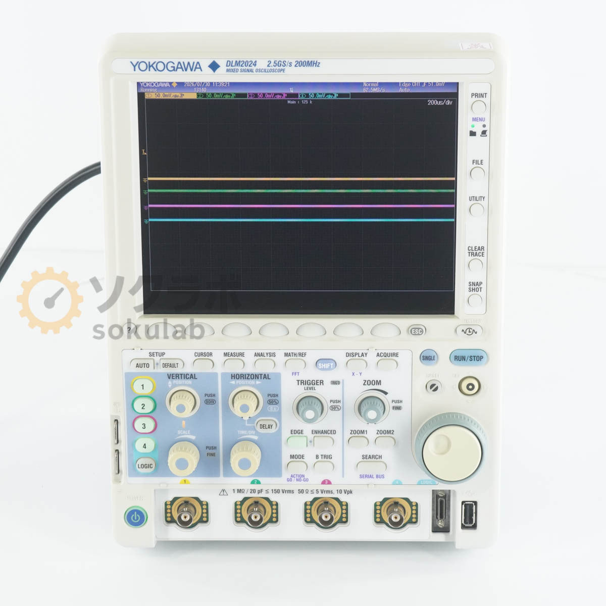 Yokogawa DLM2024 Mixed Signal Oscilloscope 200MHz 2.5GS/s [n1239190602]