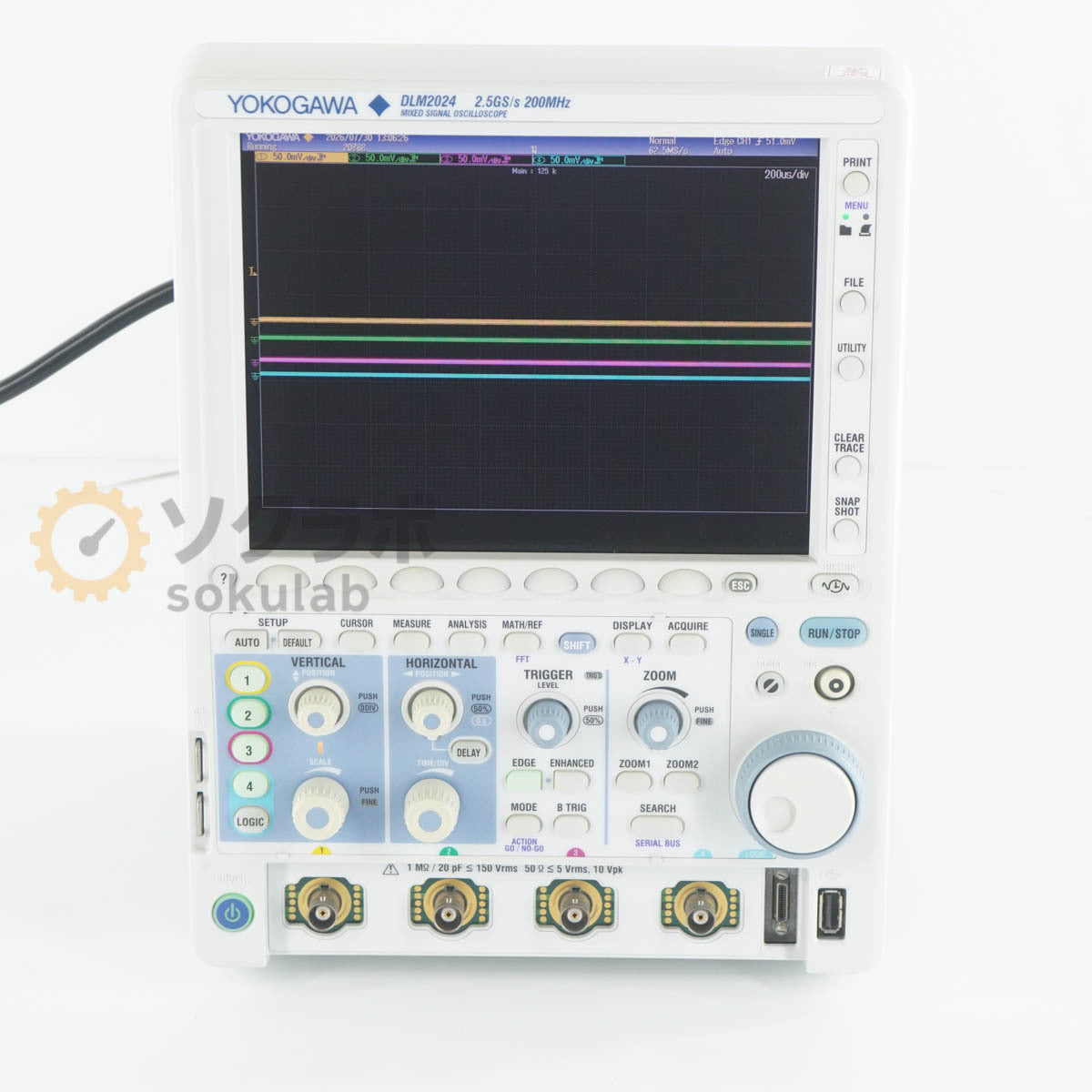 Yokogawa DLM2024 Mixed Signal Oscilloscope 200MHz 2.5GS/s [x1239178676]