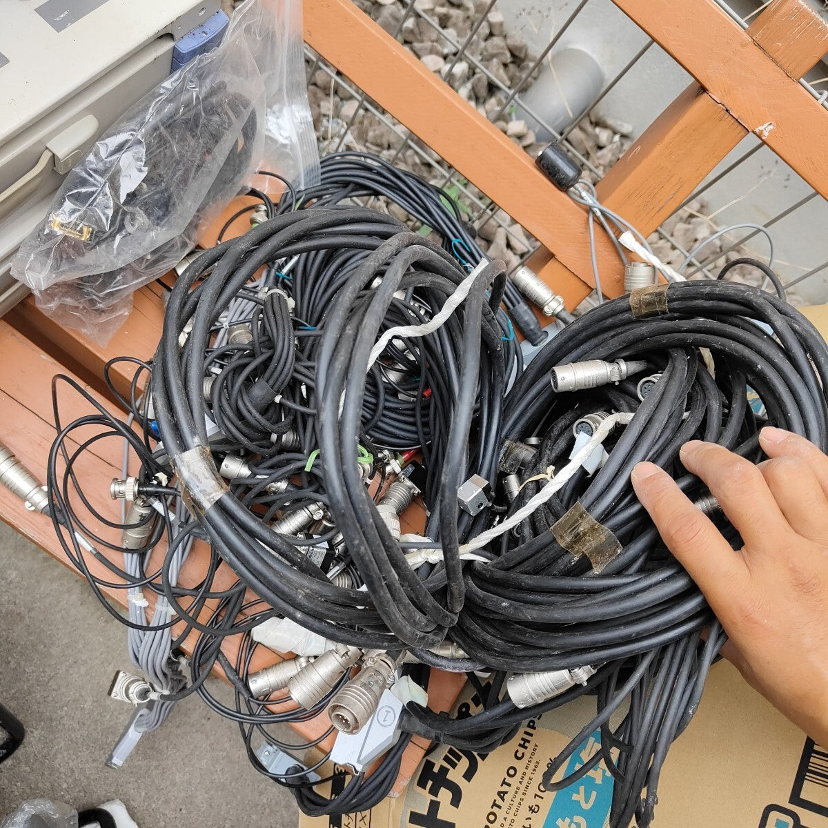 KYOWA Measurement Equipment Set Data Logger Cable Reel Lot [x1239480371]