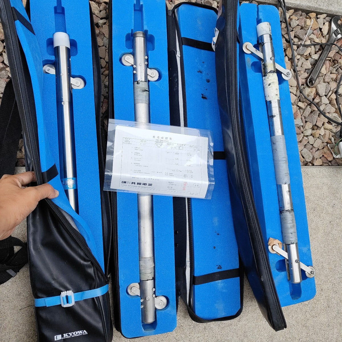 KYOWA Measurement Equipment Set Data Logger Cable Reel Lot [x1239480371]