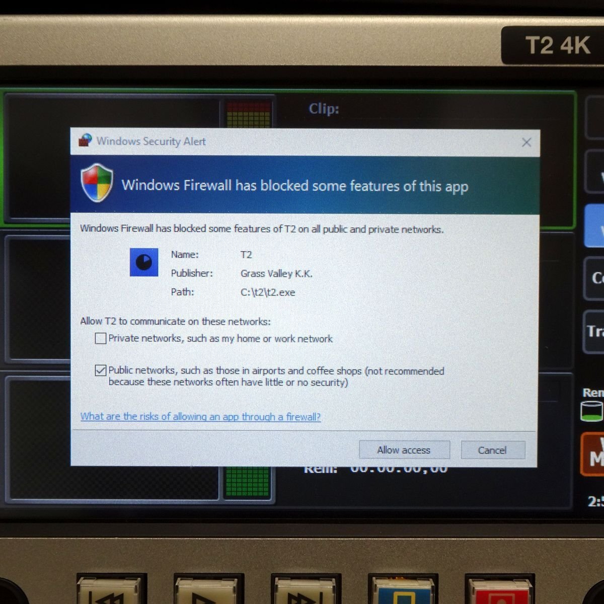 Grass Valley T2 4K Elite KTR4-ELT-CV40 Digital Disk Recorder 3G-SDI [j1239628881]