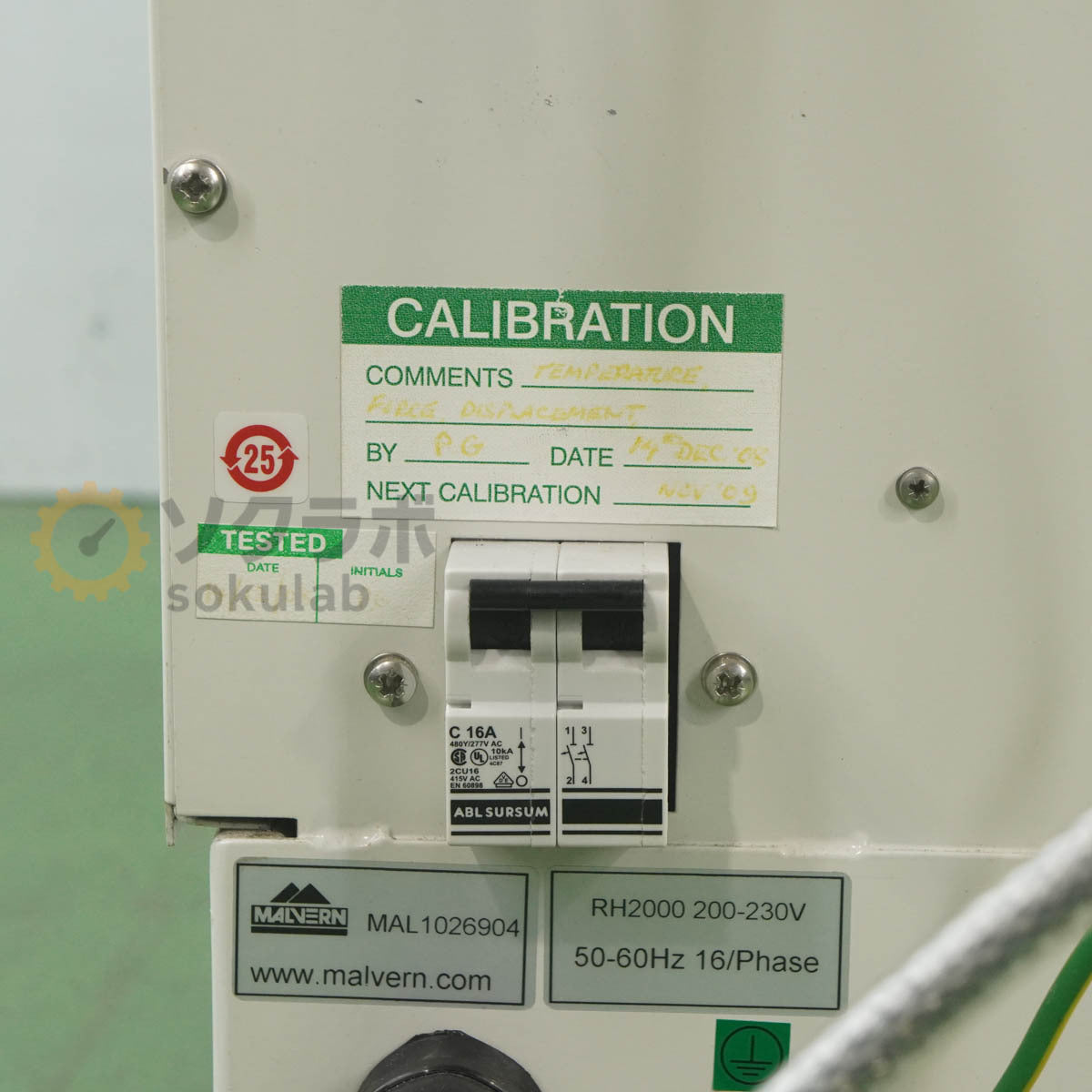 Malvern Rosand RH2000 Capillary Rheometer [f1240037952]