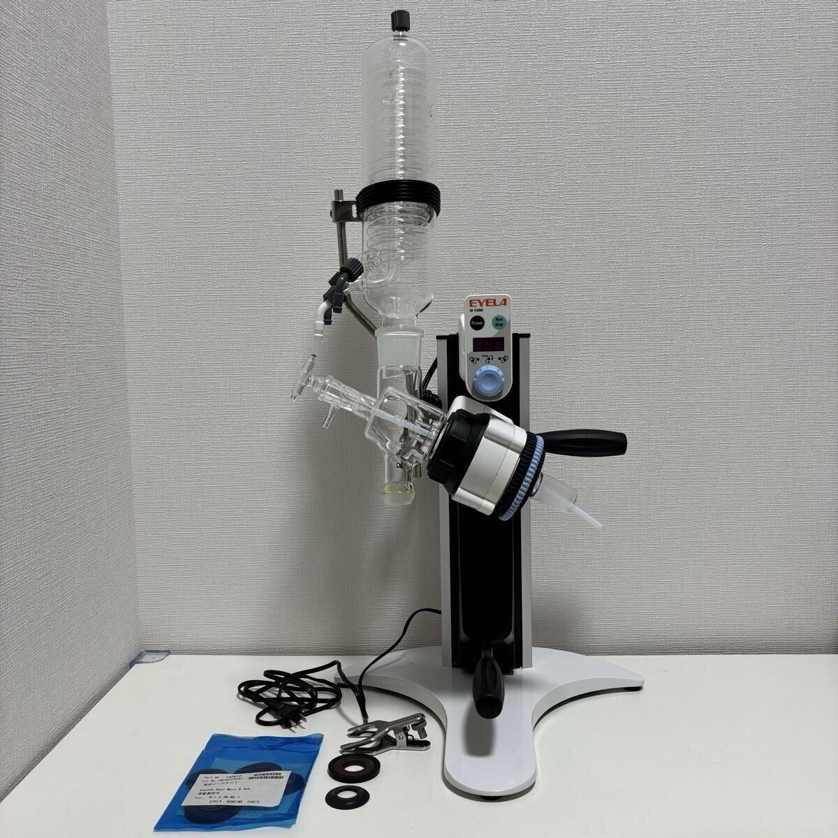 EYELA N-1300V Rotary Evaporator with 2 New Vacuum Seals 12 pcs [n1240232933]