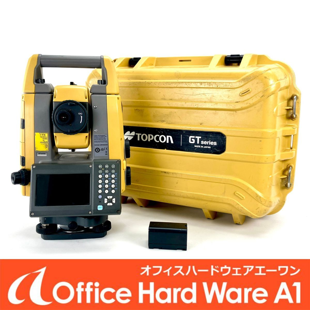 Topcon GT-505 Total Station with Battery and Case (for parts or not working) [x1241325227]