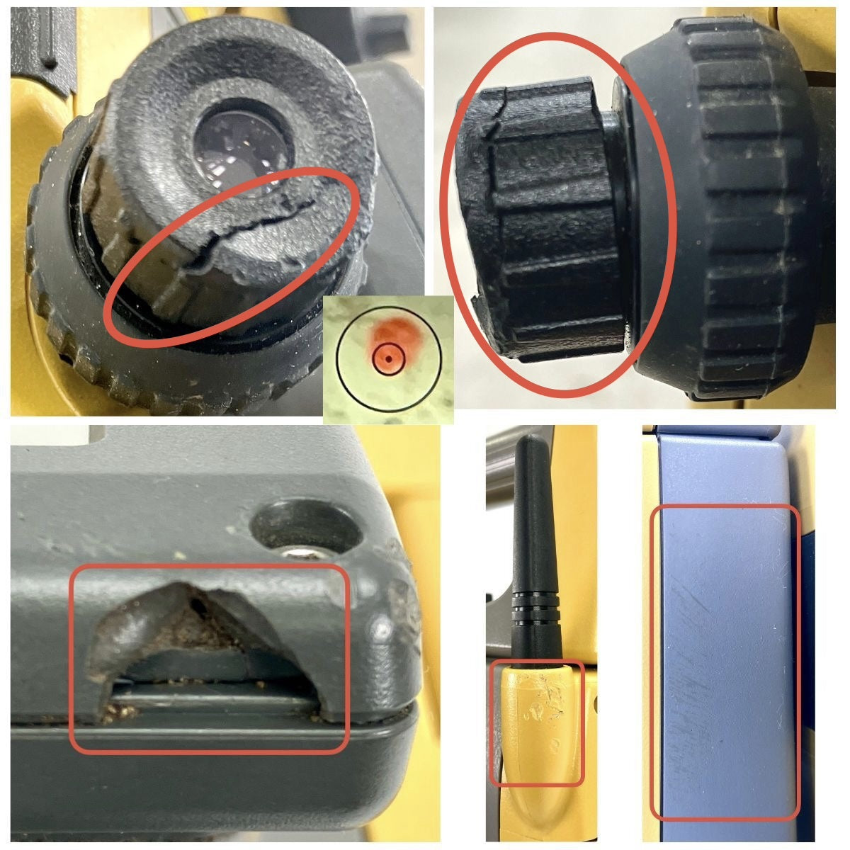 Topcon GT-505 Total Station with Battery and Case (for parts or not working) [x1241325227]