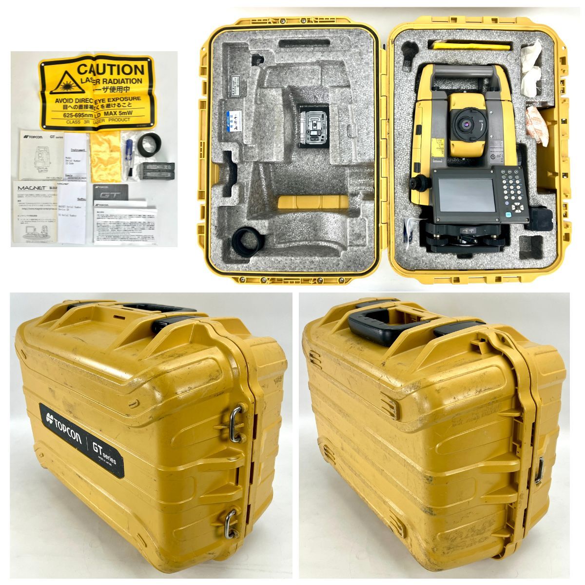 Topcon GT-505 Total Station with Battery and Case (for parts or not working) [x1241325227]