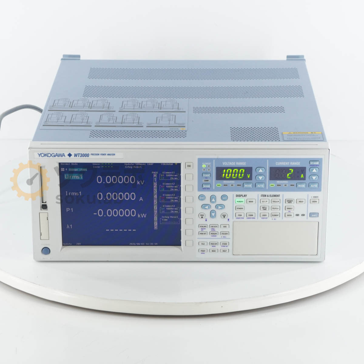 Yokogawa WT3000 Precision Power Analyzer 760304-40-SV-M/DA/C7 [s1241488229]
