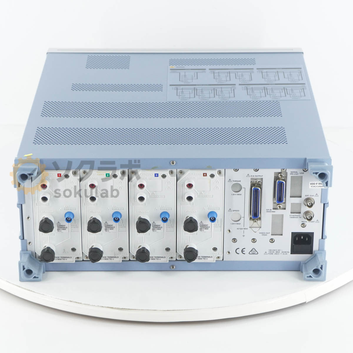 Yokogawa WT3000E Precision Power Analyzer WT3004E-2A4-30A0-D/B5/DA [c1241481589]