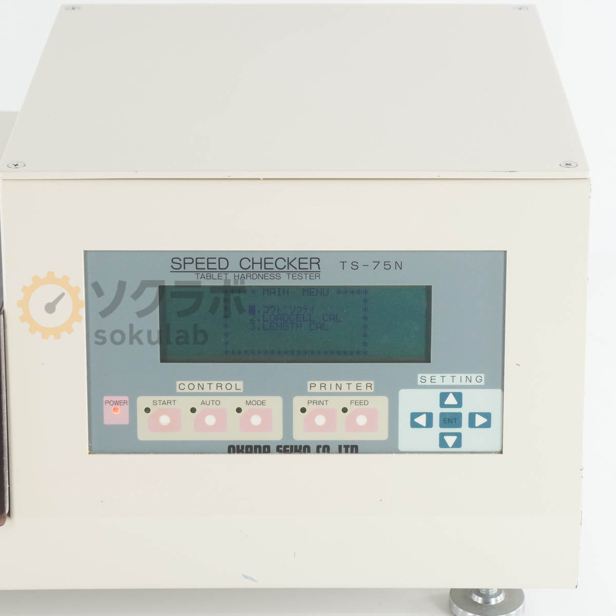 OKADA SEIKO TS-75N Tablet Hardness Tester Speed Checker [f1241474543]
