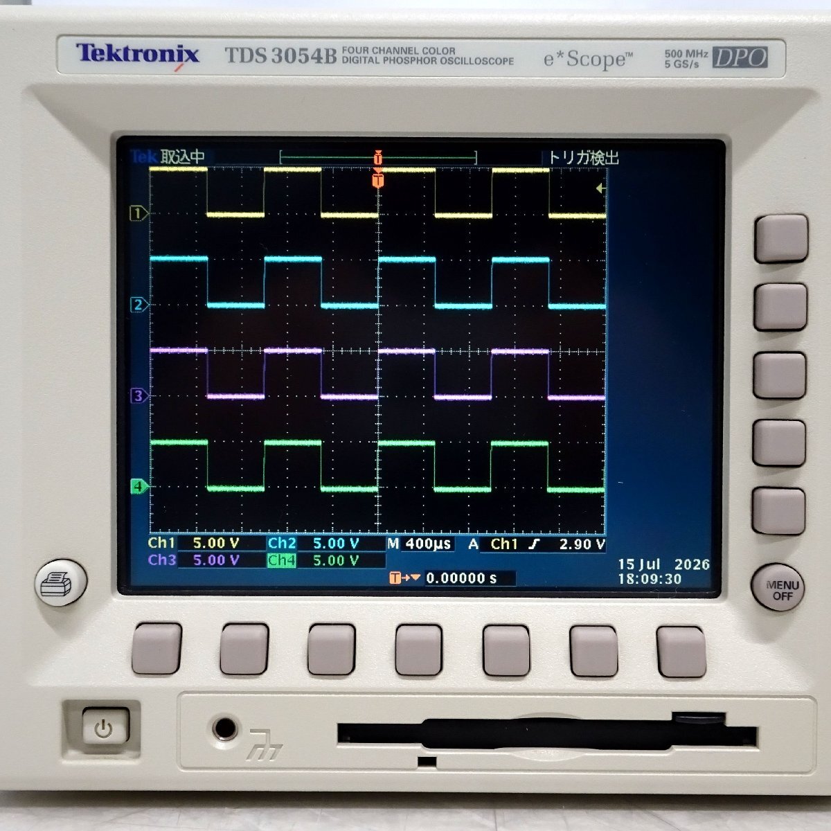 Tektronix TDS3054B 500MHz 5GS/s 4ch Digital Oscilloscope [c1241572585]