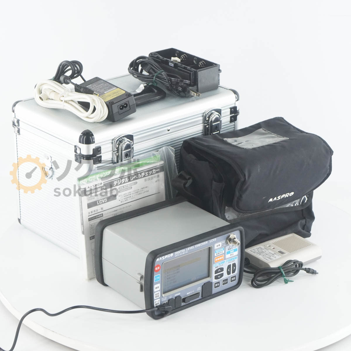 MASPRO LCV3 DIGITAL LEVEL CHECKER CATV VU BS CS with AC Adapter [b1241664602]