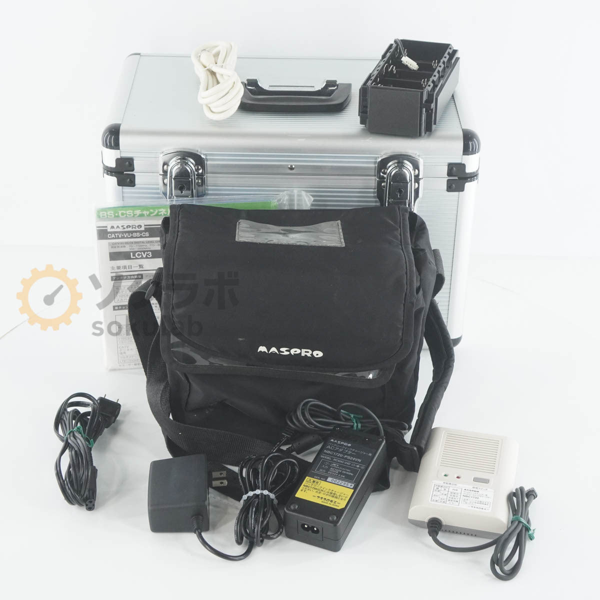 MASPRO LCV3 DIGITAL LEVEL CHECKER CATV VU BS CS with AC Adapter [b1241664602]