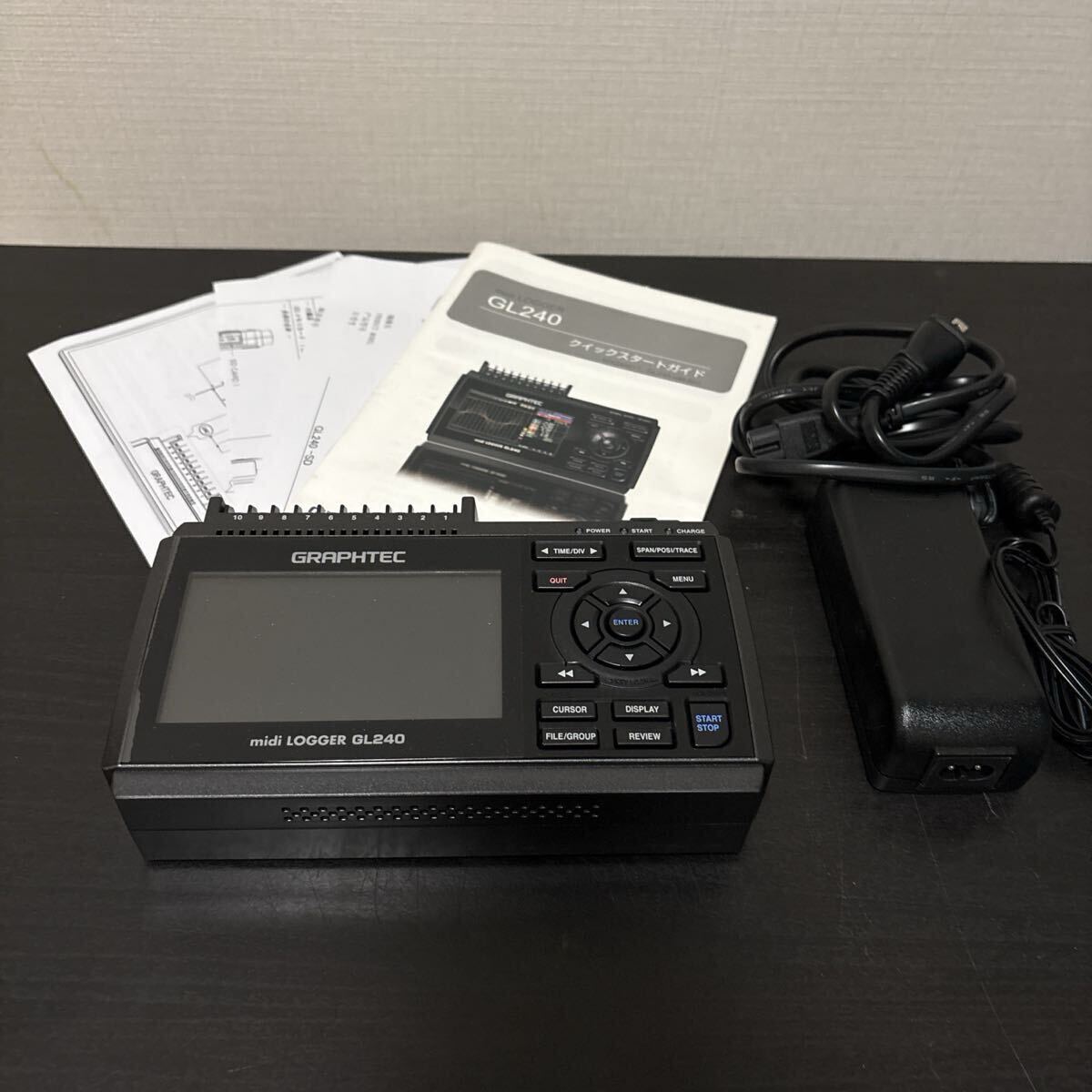 GRAPHTEC midi LOGGER GL240 Data Logger 10ch [e1241995499]