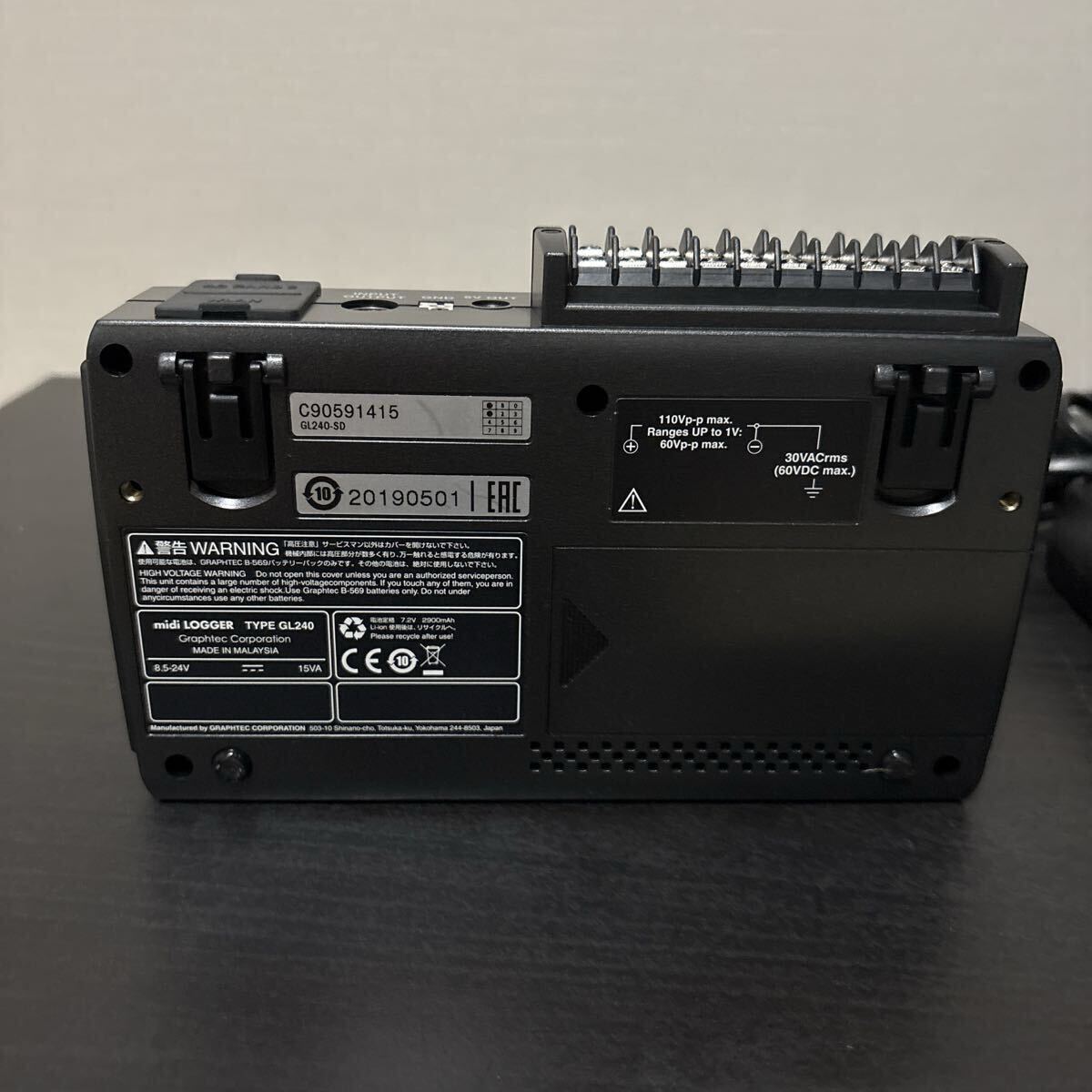 GRAPHTEC midi LOGGER GL240 Data Logger 10ch [e1241995499]