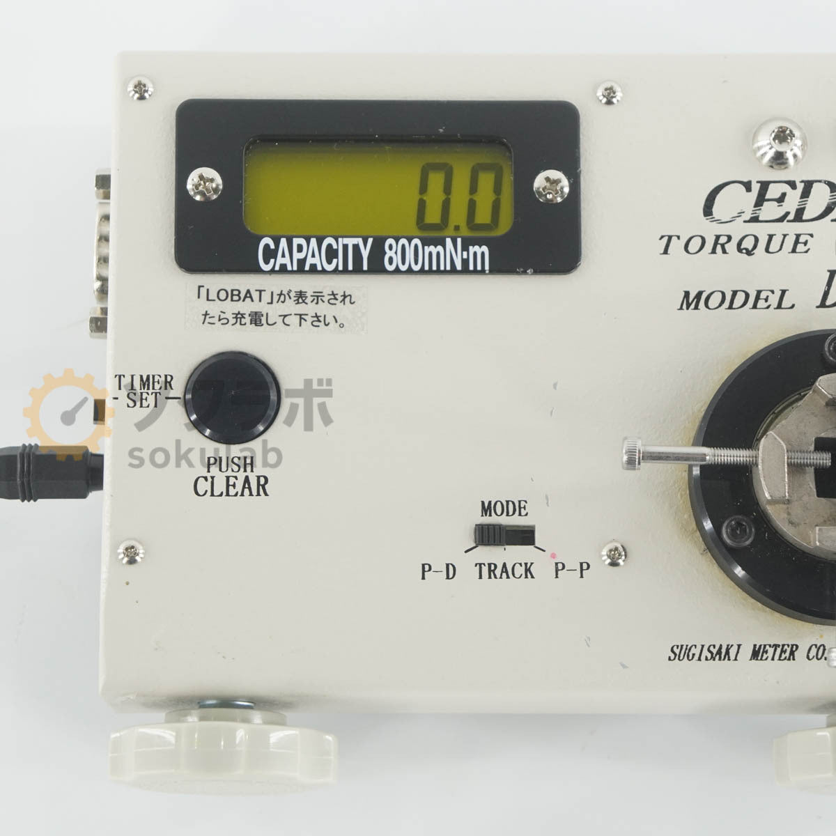SUGISAKI METER DI-9 Torque Meter Digital Torque Meter with AC Adapter [m1242041304]
