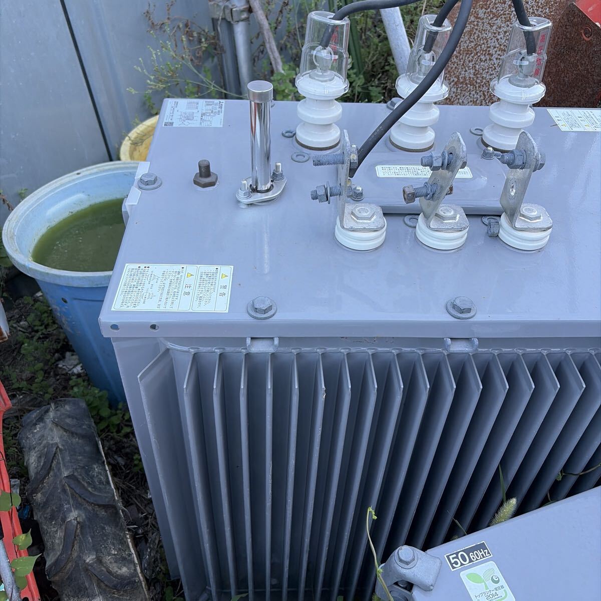 Mitsubishi Electric 150kVA Three-Phase Transformer 6600V 210V 60Hz Oil-Immersed Self-Cooling [c1242047814]