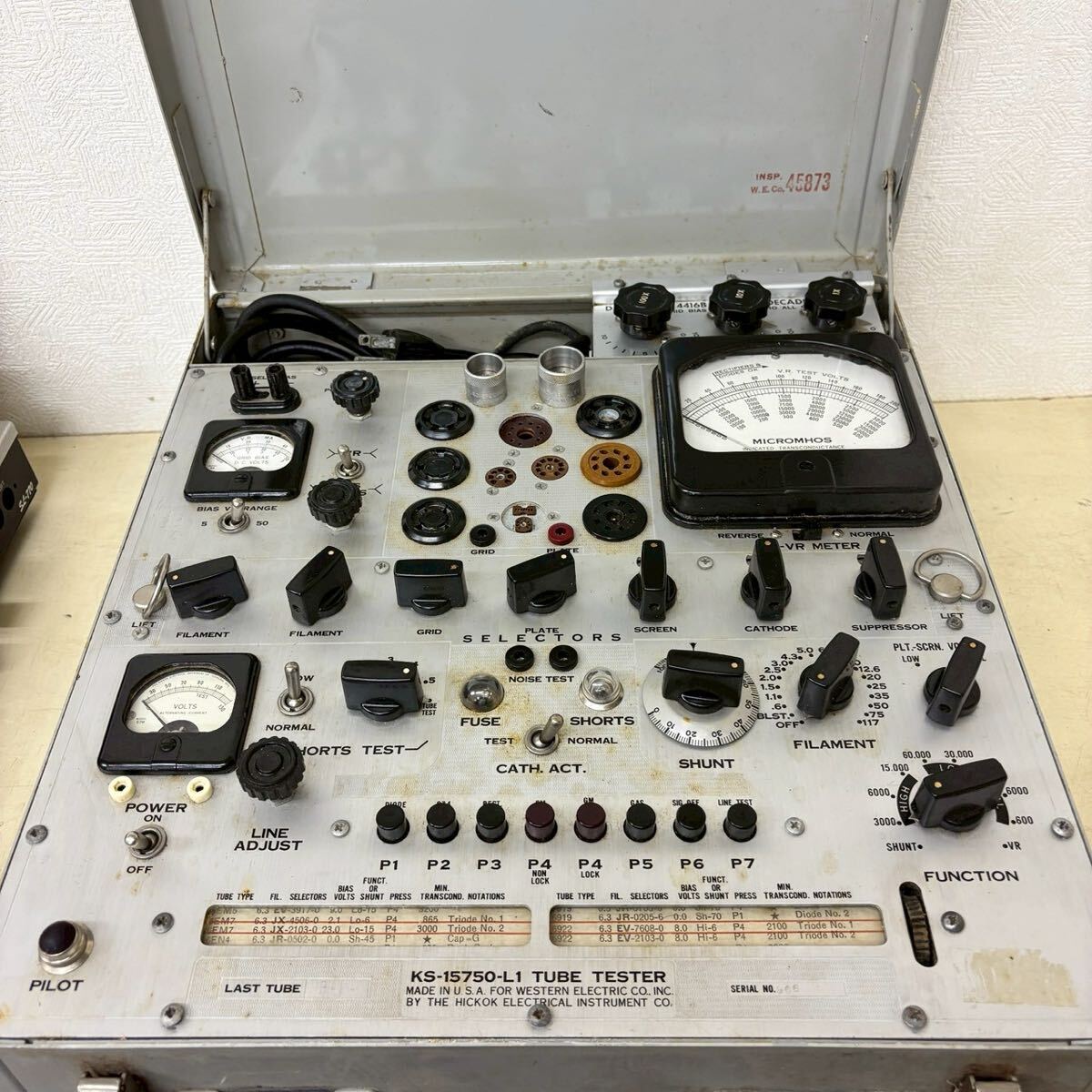 Hickok KS-15750-L Vacuum Tube Tester [n1242143276]