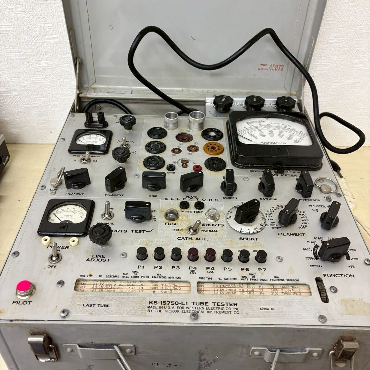 Hickok KS-15750-L Vacuum Tube Tester [n1242143276]