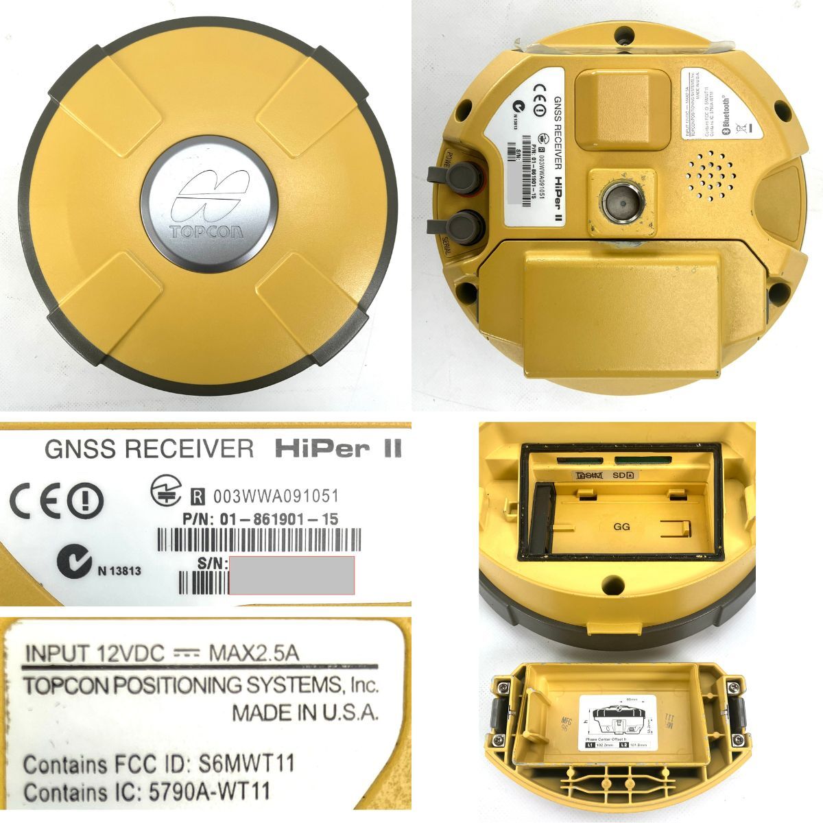 Topcon HiPerⅡ GG GNSS Receiver with Battery and Charger [o1242175924]
