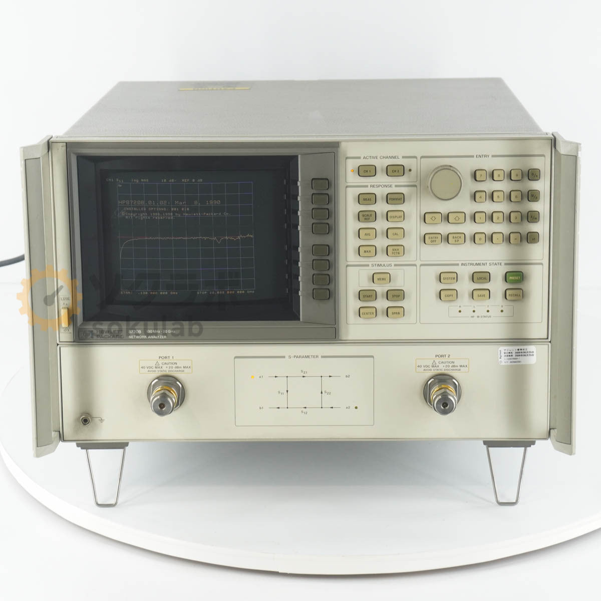 Keysight 8720B Network Analyzer 130MHz-20GHz OPT 010 [l1242201687]