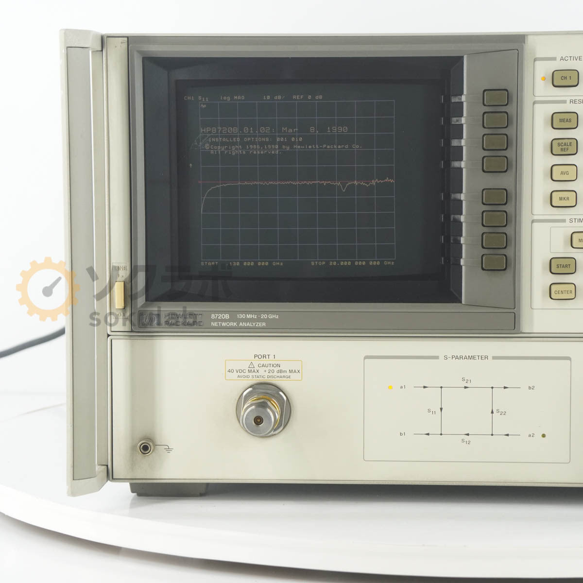 Keysight 8720B Network Analyzer 130MHz-20GHz OPT 010 [l1242201687]