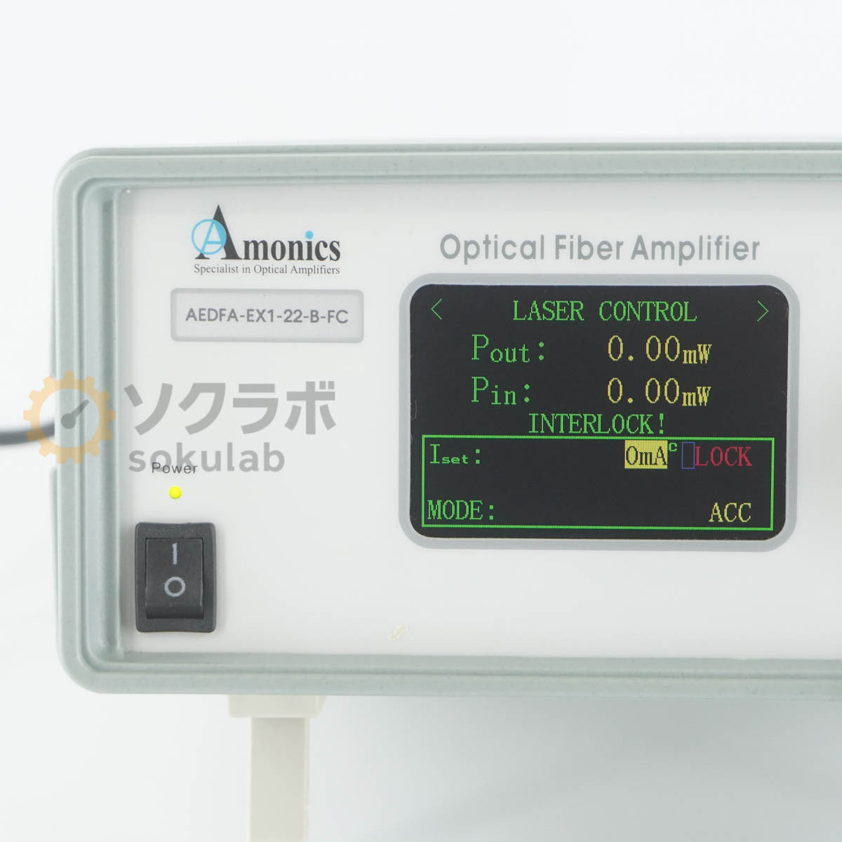 Amonics AEDFA-EX1-22-B-FC Optical Fiber Amplifier with Key [w1242298539]