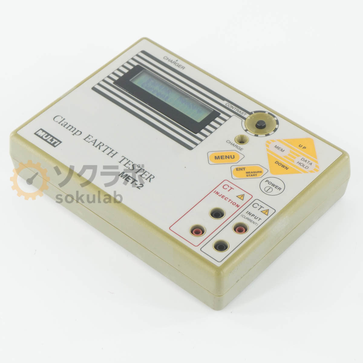 MULTI MET-2 Clamp Earth Tester with AC Adapter [d1242303138]