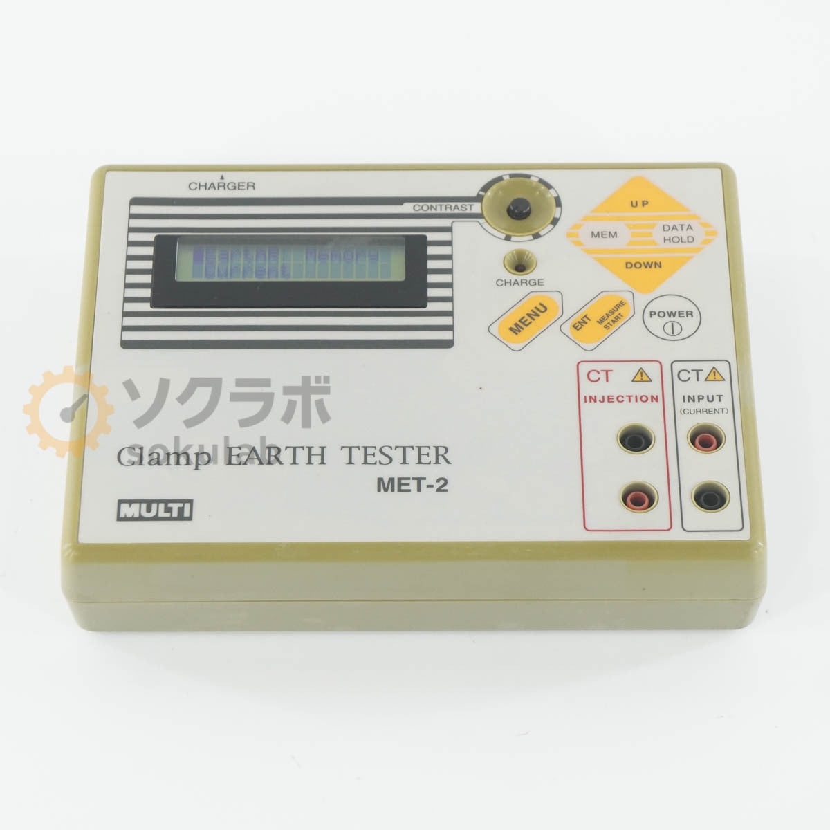 MULTI MET-2 Clamp Earth Tester with AC Adapter [d1242303138]