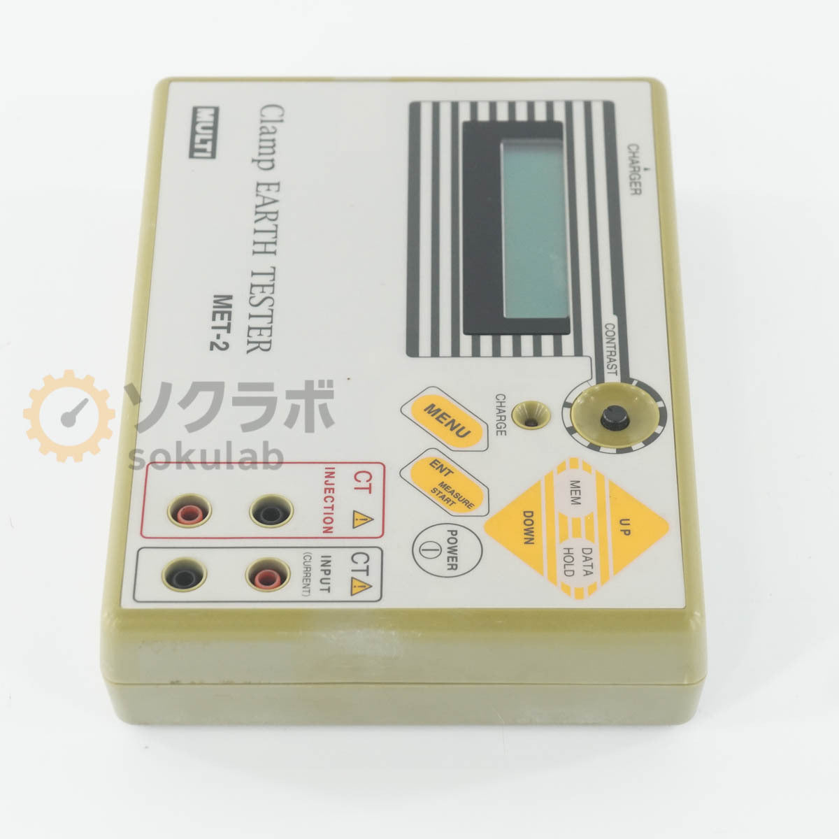 MULTI MET-2 Clamp Earth Tester with AC Adapter [d1242303138]