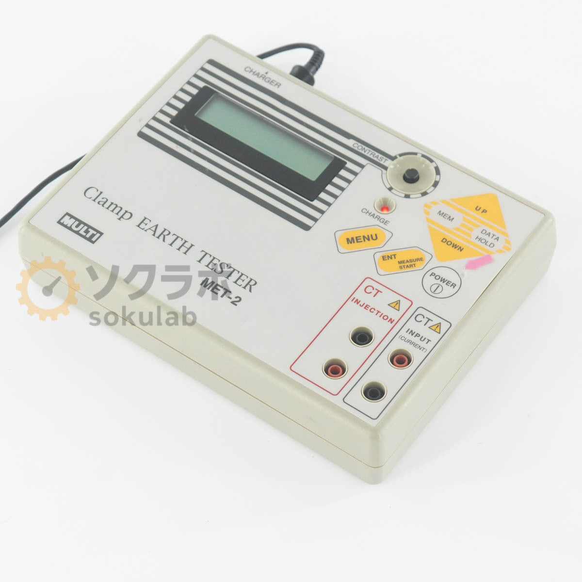 MULTI MET-2 Clamp Earth Tester with AC Adapter [l1242315517]