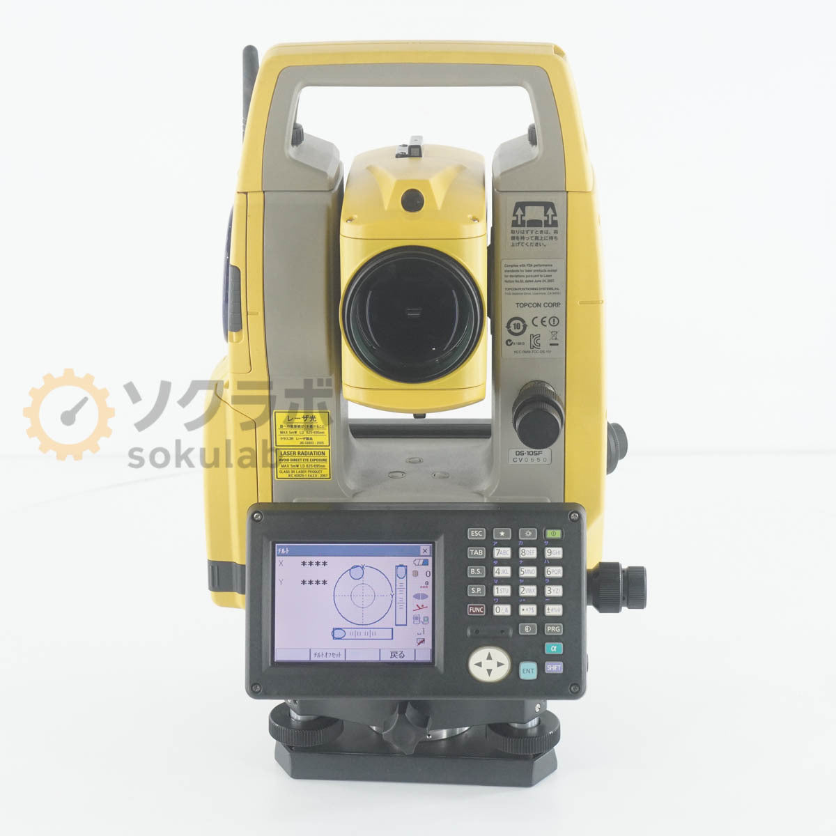 Topcon OS-105F Total Station with Power Cord and Manual [s1242307692]
