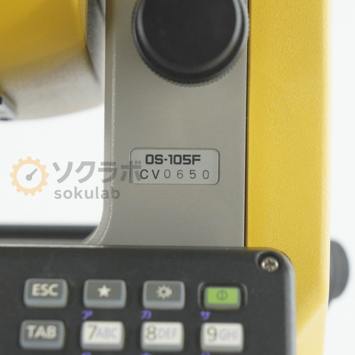 Topcon OS-105F Total Station with Power Cord and Manual [s1242307692]