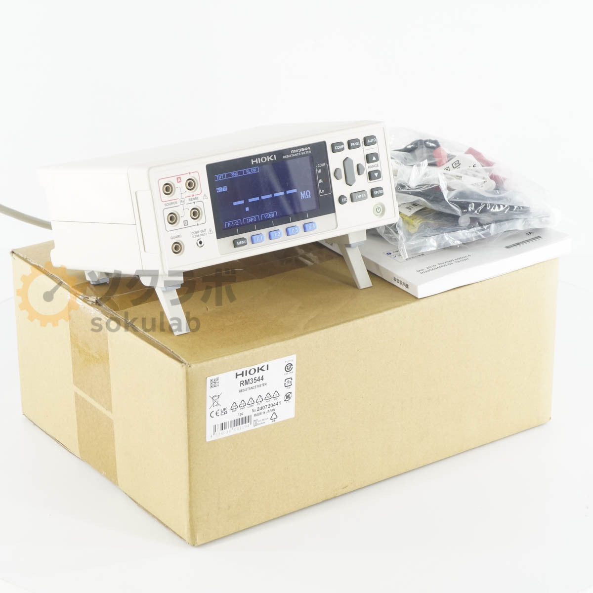 HIOKI RM3544 Resistance Meter with L2101 Power Cord and Manual [s1242305293]
