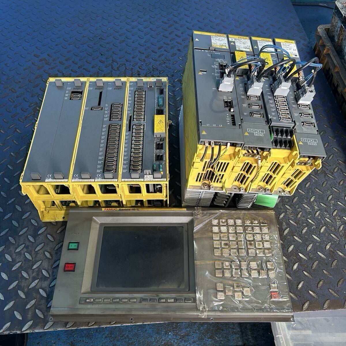 FANUC T5035 Electronic Component Panel Board Servo Amplifier with Amada Laser Processing Machine LC1212A2 (for parts or not working) [w1242365570]