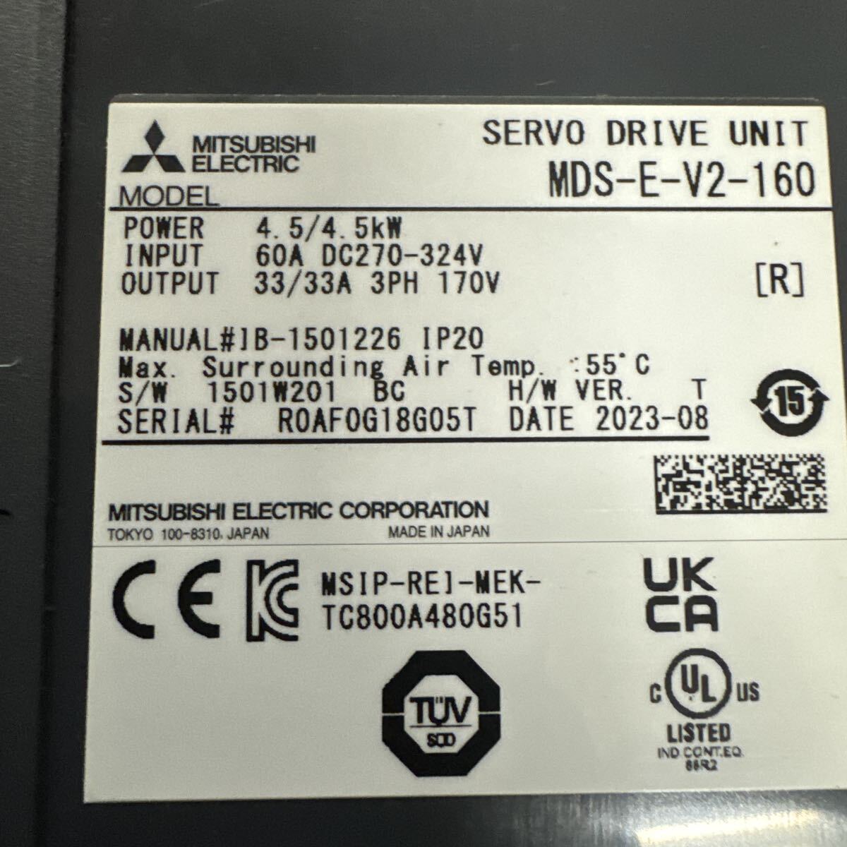 Mitsubishi Electric MDS-E-V2-160 Servo Drive Unit [o1242392111]
