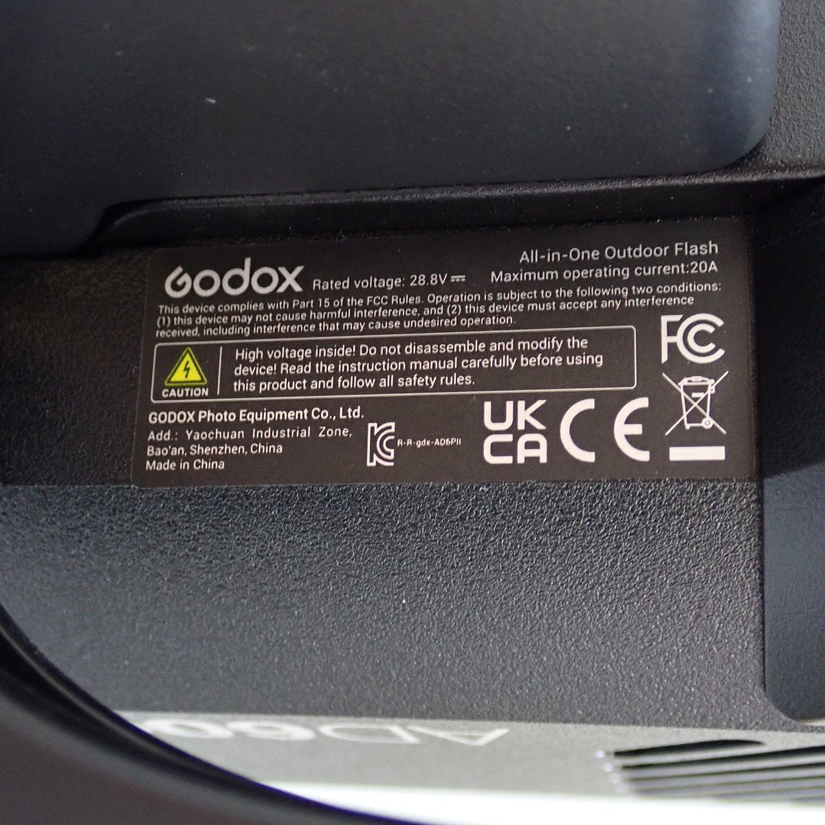GODOX AD600ProII TTL All-in-One Outdoor Flashlight [o1242658105]