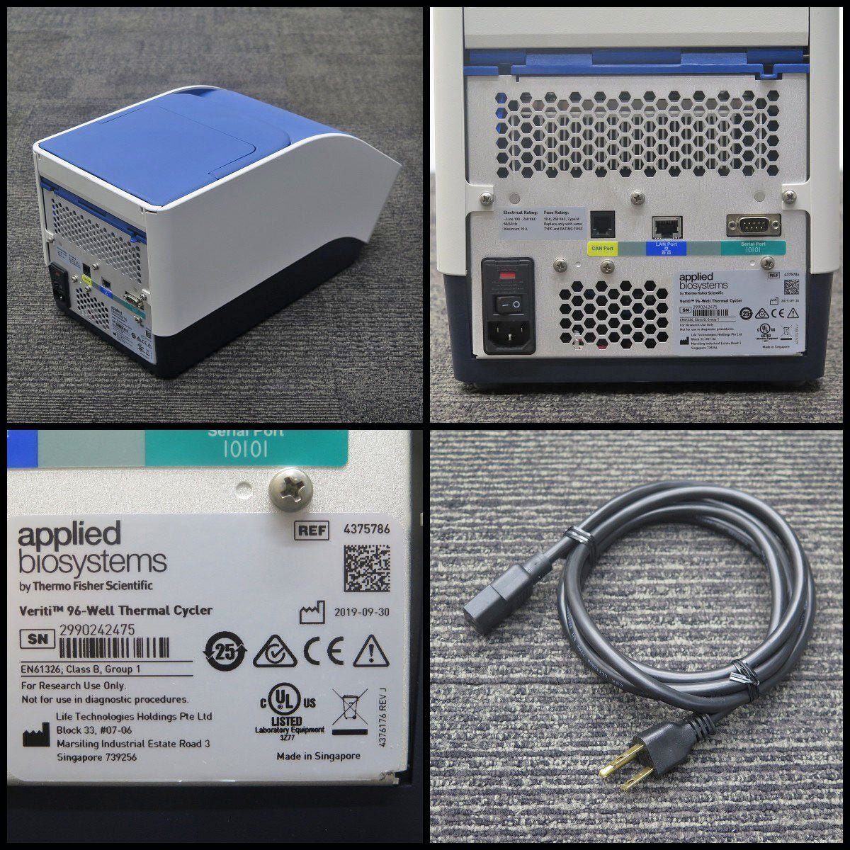 Applied Biosystems Veriti Thermal Cycler 96-well (as-is) [j1242743103]