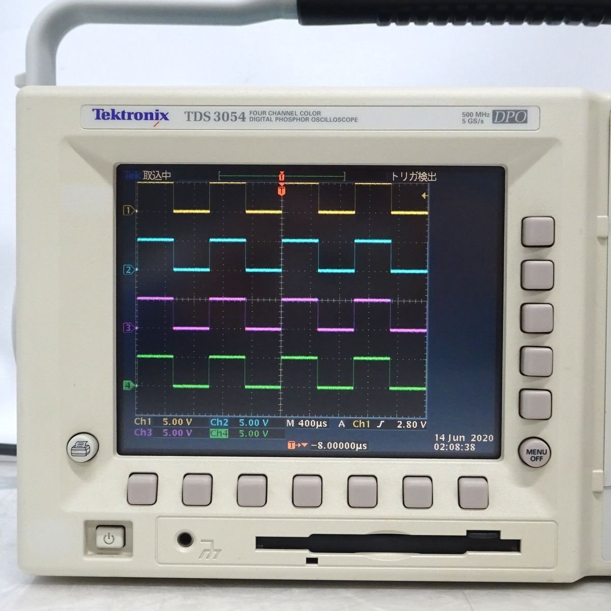 Tektronix TDS3054 500MHz 5GS/s 4ch Digital Oscilloscope [f1242736117]