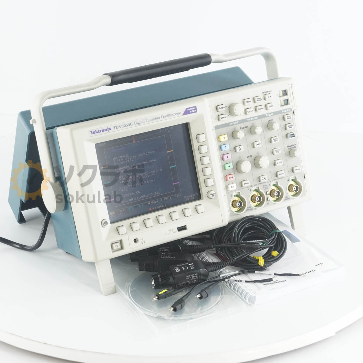 Tektronix TDS 3054C Digital Phosphor Oscilloscope 500MHz 5GS/s with P6139B*4 [1242754097]
