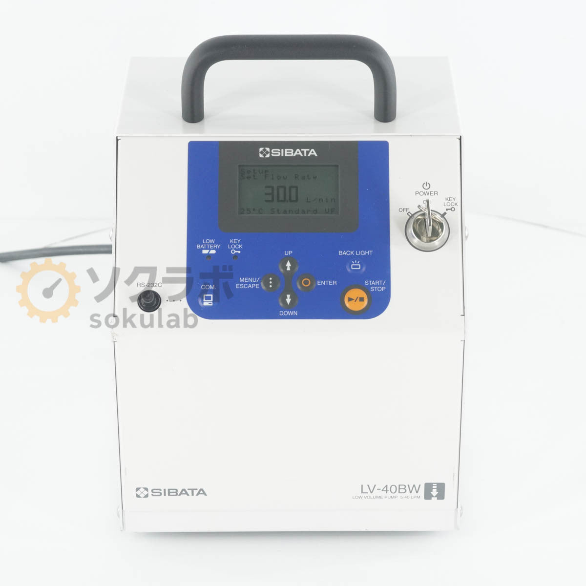 SIBATA LV-40BW LOW VOLUME PUMP 5-40 LPM [n1243145649]