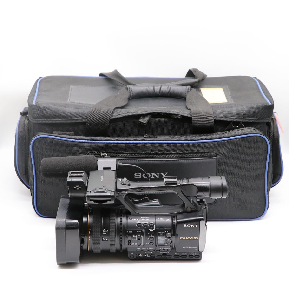 SONY HXR-NX3 NXCAM Camcorder with LCS-G1BP Camera Bag AVCHD XAVC S [b1243301494]