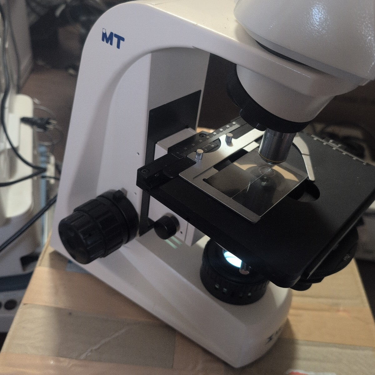 Meiji Techno MT4210L Biological Microscope LED Phase Contrast with U Plan 10X PHP Lens [h1244145227]