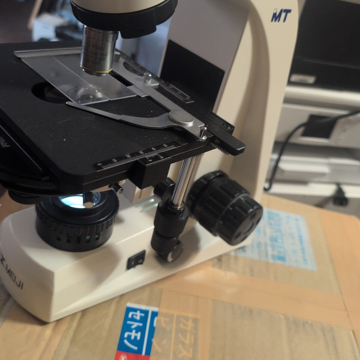 Meiji Techno MT4210L Biological Microscope LED Phase Contrast with U Plan 10X PHP Lens [h1244145227]