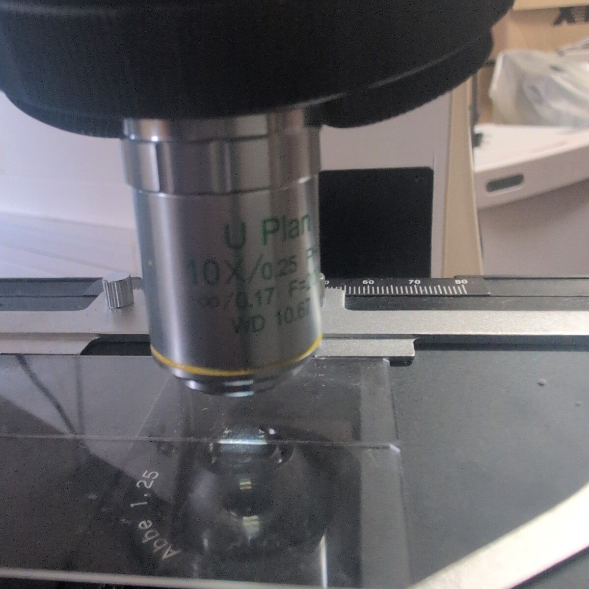 Meiji Techno MT4210L Biological Microscope LED Phase Contrast with U Plan 10X PHP Lens [h1244145227]